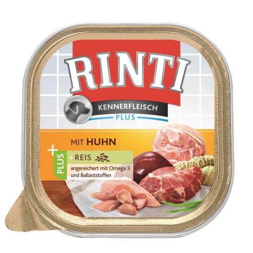 Rinti Schale Kennerfleisch Huhn & Reis 300 g (Menge: 9 je Bestelleinheit)