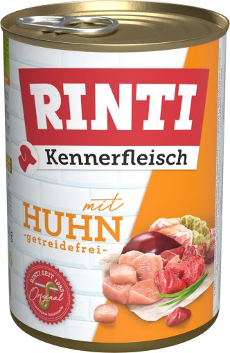 Rinti Dose Kennerfleisch Huhn 400 g (Menge: 24 je Bestelleinheit)