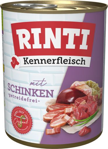 Rinti Dose Kennerfleisch Schinken 800 g (Menge: 12 je Bestelleinheit)