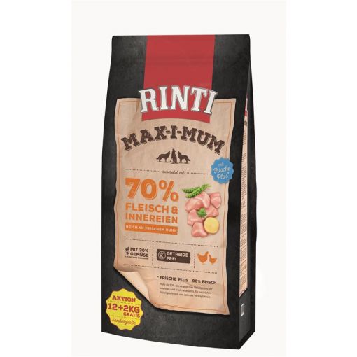 RINTI Max-i-Mum Huhn 12kg + 2kg gratis