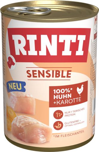 Rinti Dose Sensible Huhn & Karotte 400g (Menge: 12 je Bestelleinheit)