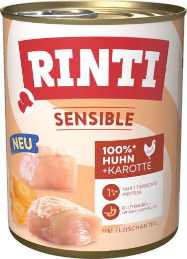 Rinti Dose Sensible Huhn & Karotte 800g (Menge: 6 je Bestelleinheit)