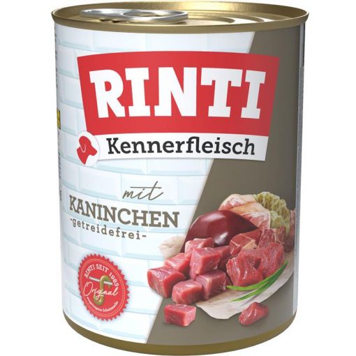 Rinti Dose Kennerfleisch Kaninchen 400g (Menge: 12 je Bestelleinheit)