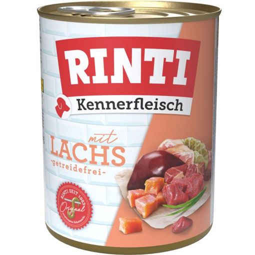 Rinti Dose Kennerfleisch Lachs 400g (Menge: 12 je Bestelleinheit)