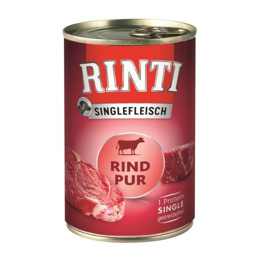 Rinti Dose Singlefleisch Rind pur 400 g (Menge: 12 je Bestelleinheit)