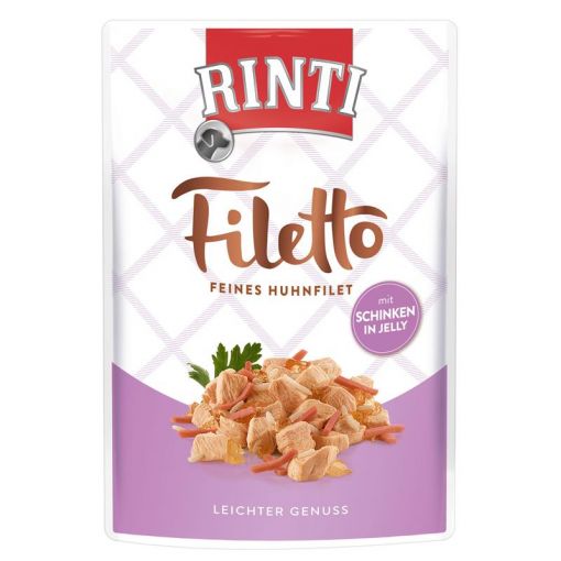 Rinti Filetto Huhnfilet mit Schinken in Jelly 100 g (Menge: 24 je Bestelleinheit)