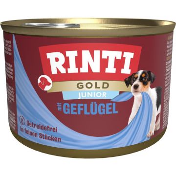 Rinti Dose Gold Junior mit Geflügel 185 g (Menge: 12 je Bestelleinheit)