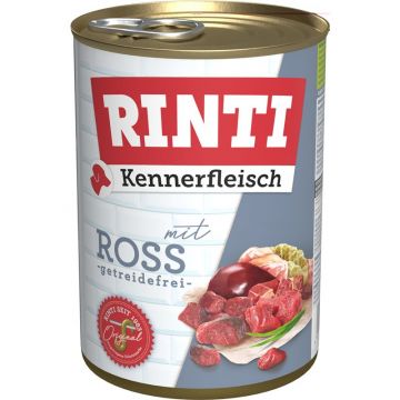 Rinti Dose Kennerfleisch Ross 400 g (Menge: 24 je Bestelleinheit)
