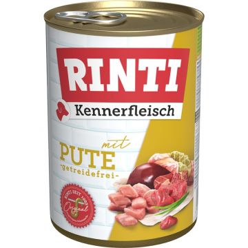 Rinti Dose Kennerfleisch Pute 400 g (Menge: 24 je Bestelleinheit)