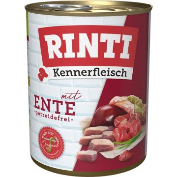Rinti Dose Kennerfleisch Ente 800 g (Menge: 12 je Bestelleinheit)