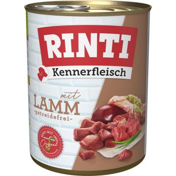 Rinti Dose Kennerfleisch Lamm 800 g (Menge: 12 je Bestelleinheit)