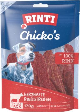 Rinti Chickos Rindstreifen 170 g (Menge: 9 je Bestelleinheit)