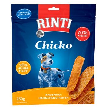 Rinti Chicko Knusprige Hähnchenstreifen 250 g (Menge: 9 je Bestelleinheit) Rinti Chicko Knusprige Hähnchenstreifen 250 g (Menge: 9 je Bestelleinheit)
