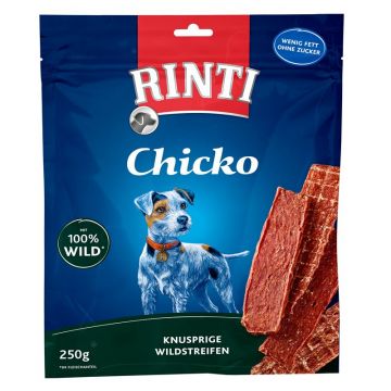 Rinti Chicko Knusprige Wildstreifen 250 g (Menge: 9 je Bestelleinheit) Rinti Chicko Knusprige Wildstreifen 250 g (Menge: 9 je Bestelleinheit)