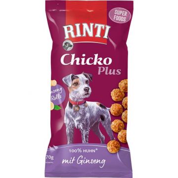 Rinti Chicko Plus Superfoods mit Ginseng 70 g (Menge: 16 je Bestelleinheit) Rinti Chicko Plus Superfoods mit Ginseng 70 g (Menge: 16 je Bestelleinheit)