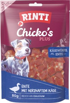 Rinti Chickos Käsewürfel Ente 80 g (Menge: 12 je Bestelleinheit)