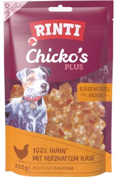 Rinti Chickos Plus Käsewürfel Huhn 225 g (Menge: 9 je Bestelleinheit)