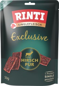 Rinti Exclusive Snack Hirsch 50 g (Menge: 12 je Bestelleinheit)
