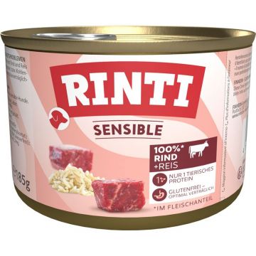 Rinti Dose Sensible Rind & Reis 185 g (Menge: 12 je Bestelleinheit)