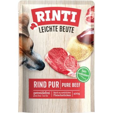Rinti Frischbeutel Leichte Beute Rind Pur 400 g (Menge: 10 je Bestelleinheit)