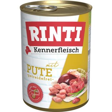 Rinti Dose Kennerfleisch Pute 400 g (Menge: 12 je Bestelleinheit)