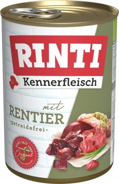 Rinti Dose Kennerfleisch Rentier 400 g (Menge: 12 je Bestelleinheit) Rinti Dose Kennerfleisch Rentier 400 g (Menge: 12 je Bestelleinheit)
