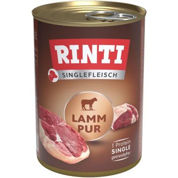Rinti Dose Singlefleisch Lamm pur 400 g (Menge: 12 je Bestelleinheit)