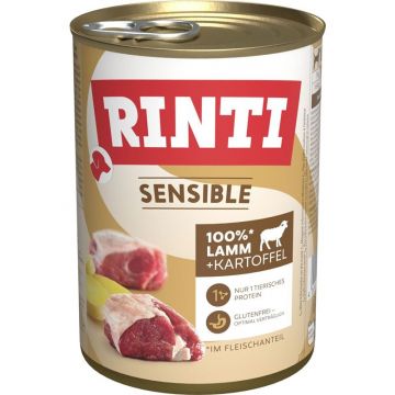 Rinti Dose Sensible Lamm & Kartoffel 400 g (Menge: 12 je Bestelleinheit)