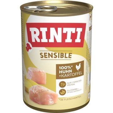 Rinti Dose Sensible Huhn & Kartoffel 400 g (Menge: 12 je Bestelleinheit)