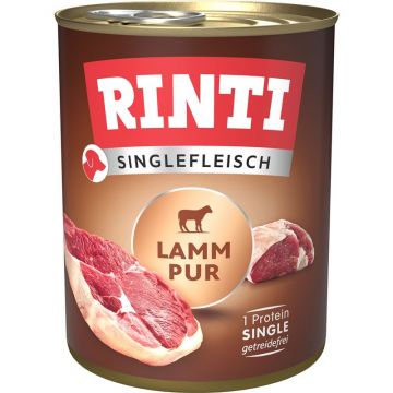 Rinti Dose Singlefleisch Lamm Pur 800 g (Menge: 6 je Bestelleinheit)