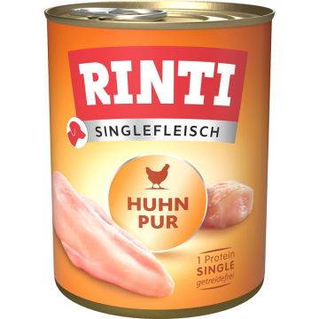 Rinti Dose Singlefleisch Huhn Pur 800 g (Menge: 6 je Bestelleinheit)