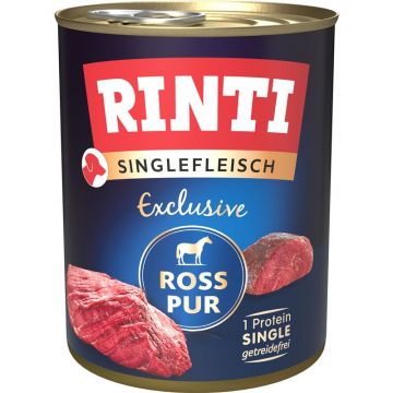 Rinti Dose Singlefleisch Ross Pur 800 g (Menge: 6 je Bestelleinheit)