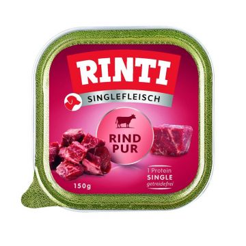 Rinti Singlefleisch Schale Rind Pur 150 g (Menge: 10 je Bestelleinheit)