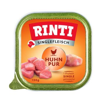 Rinti Singlefleisch Schale Huhn Pur 150 g (Menge: 10 je Bestelleinheit)