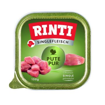 Rinti Singlefleisch Schale Pute Pur 150 g (Menge: 10 je Bestelleinheit)