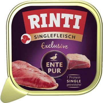 Rinti Singlefleisch Schale Exclusive Ente pur 150g (Menge: 10 je Bestelleinheit)