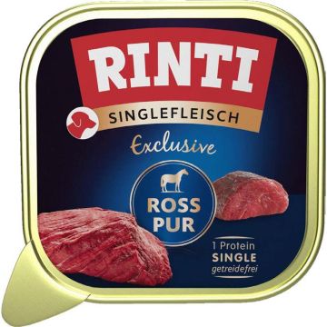 Rinti Singlefleisch Schale Exclusive Ross pur 150g (Menge: 10 je Bestelleinheit)