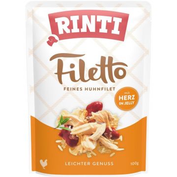 Rinti Filetto Huhnfilet mit Herz in Jelly 100 g (Menge: 24 je Bestelleinheit)