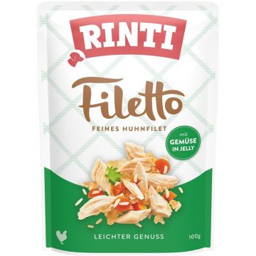 Rinti Filetto Huhnfilet mit Gemüse in Jelly 100 g (Menge: 24 je Bestelleinheit)